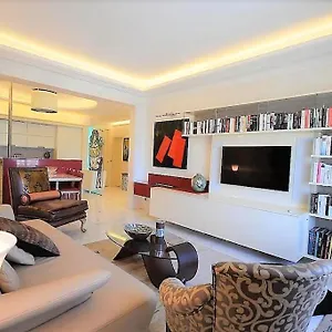  Appartement Palais Miramar Art Modern - Derniere Etages Vue - 75m De Confort - En Face Des Plages -wifi - Clim France